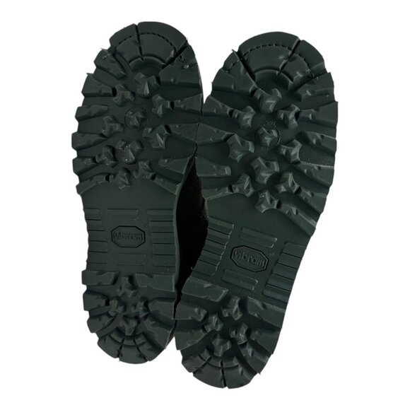 Military Combat Boots 5.5 N Sage Leather & Man-Made Materials Vibram Sole USA - Picture 3 of 12